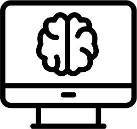 Brain On Computer Screen