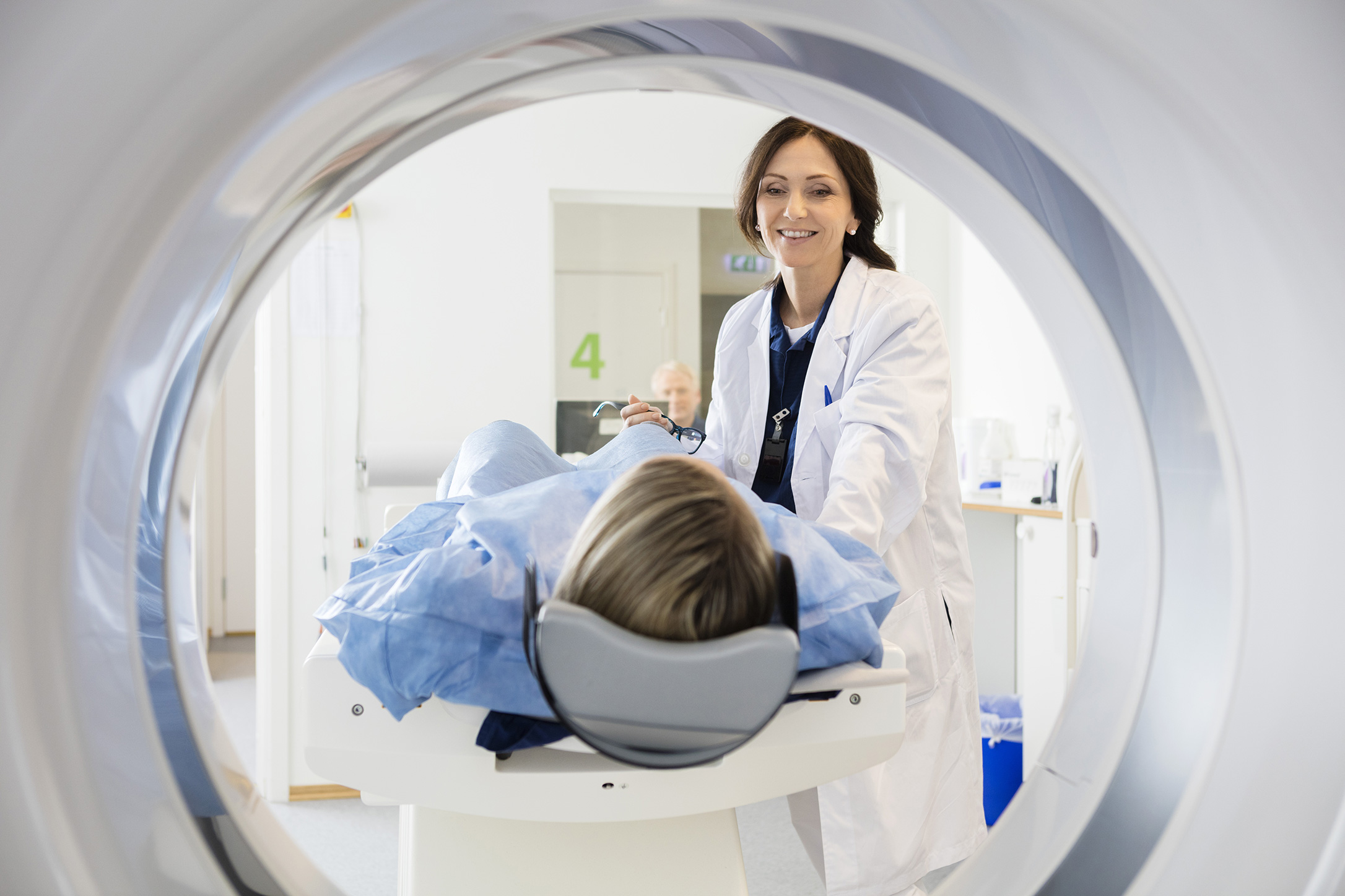Patient Receiving Medical Imaging Services