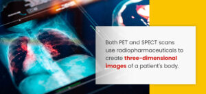 Both PET and SPECT Scans use Radiopharmaceuticals to Create Three-Dimensional Images