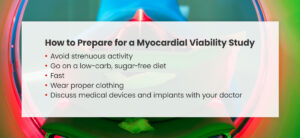 How to prepare for a myocardial viability study